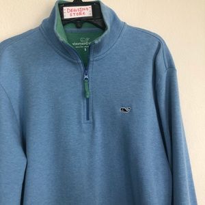Vineyard Vines 1/4 Half Zip Whale Pullover Sweater